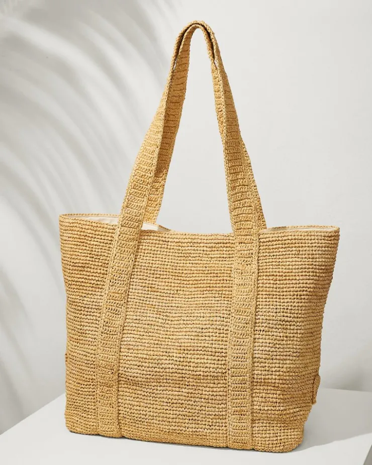 Women Tommy Bahama Luggage & Travel|Beach Bags<Raffia Traveler Tote