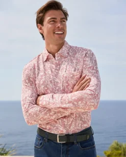 Tommy Bahama Shirts<San Lucio Casa Vines Stretch Knit Shirt