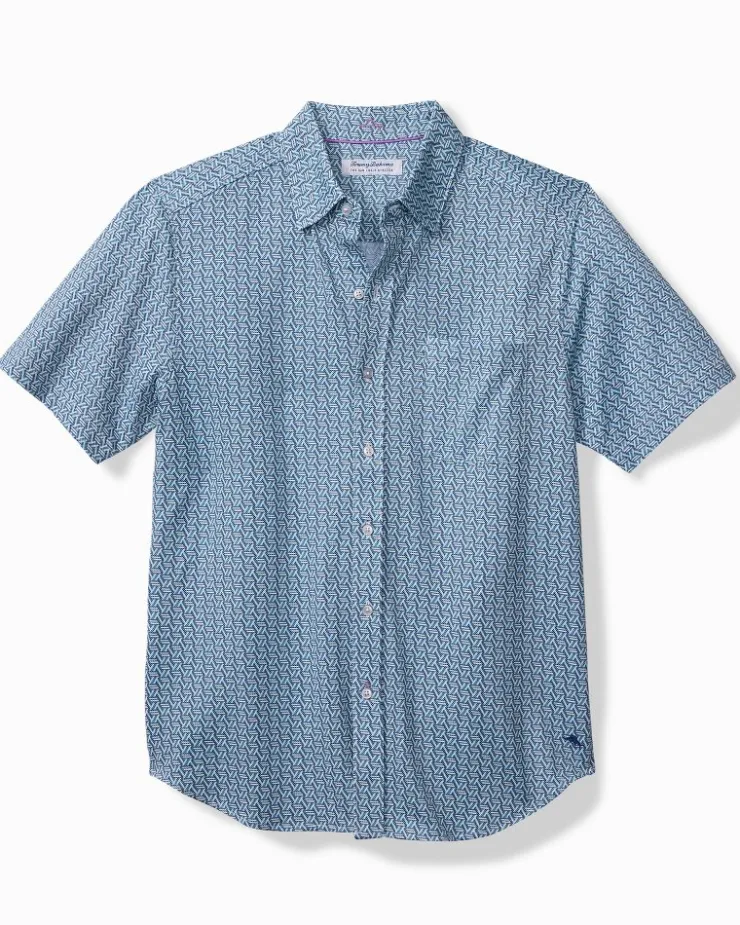 Tommy Bahama Shirts<San Lucio Plaza Geo Stretch Knit Shirt