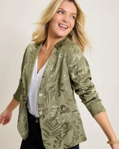 Women Tommy Bahama Jackets<Satin Jacquard Blazer