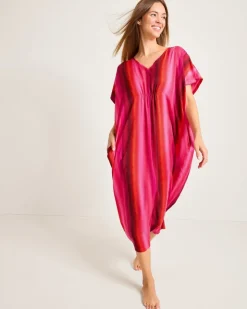 Women Tommy Bahama Sleepwear<Satin Maxi Sleep Caftan