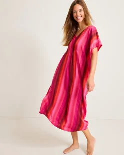 Women Tommy Bahama Sleepwear<Satin Maxi Sleep Caftan