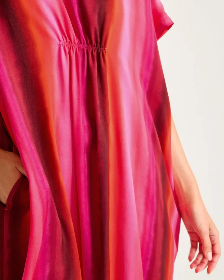 Women Tommy Bahama Sleepwear<Satin Maxi Sleep Caftan