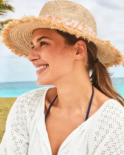 Women Tommy Bahama Hats & Caps<Seaside Continental Raffia Hat