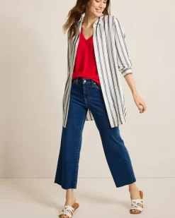 Women Tommy Bahama Beach Coverups<Shimmer Stripe Beach Shirt