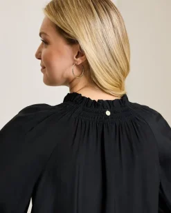 Women Tommy Bahama Tops & Shirts<Silky Seas Smocked Peasant Top