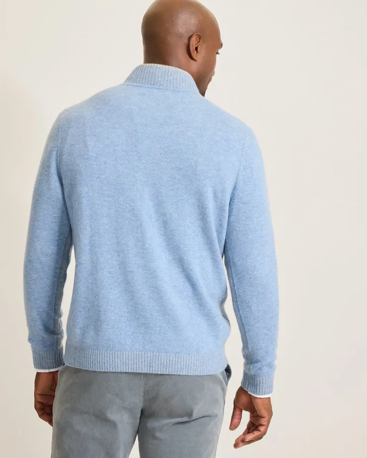 Tommy Bahama Sweaters<Soft Sands Cashmere Button-Mock Sweater