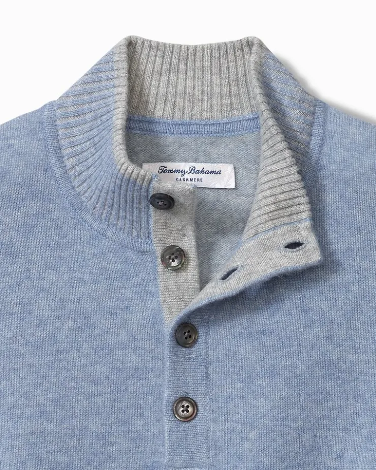 Tommy Bahama Sweaters<Soft Sands Cashmere Button-Mock Sweater