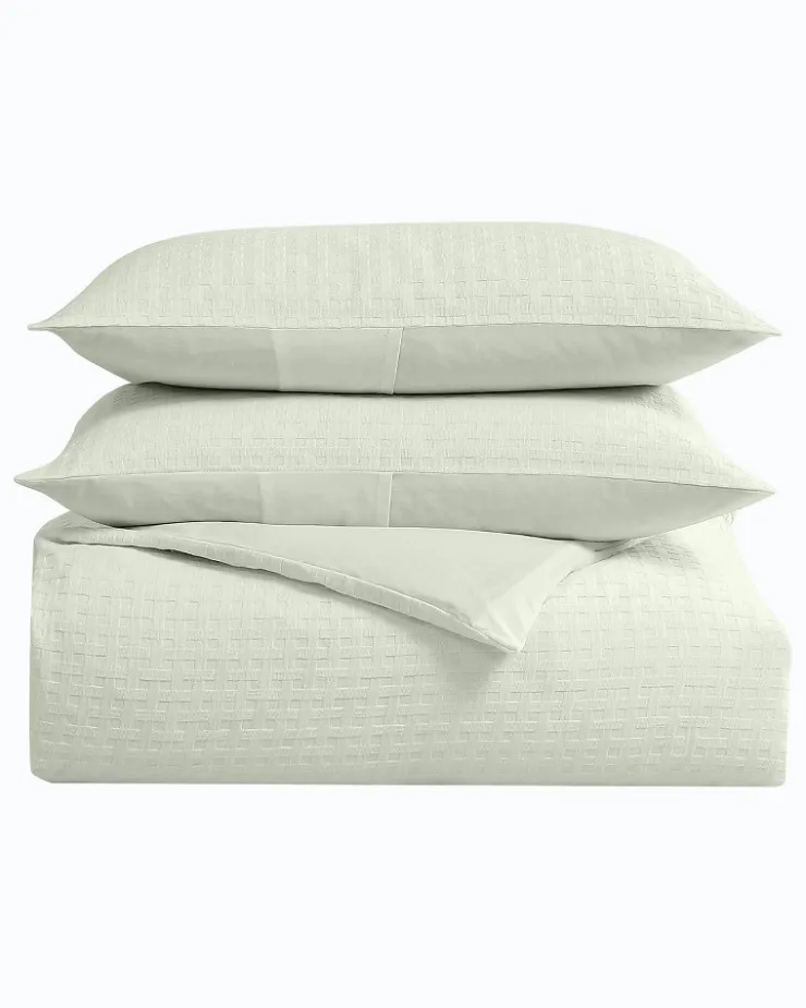 Tommy Bahama Comforters & Duvets<Solid Basketweave 3-Piece King Comforter Set