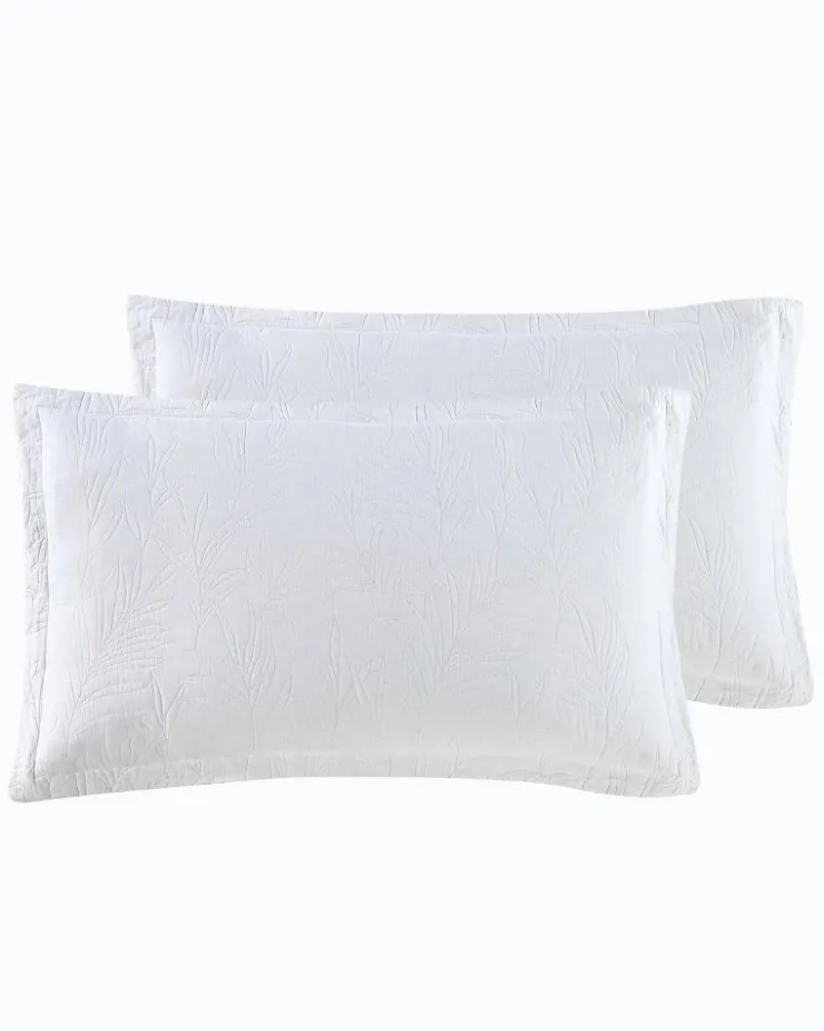 Tommy Bahama Pillows & Shams<Solid Costa Sera 2-Piece King Quilted Sham Set