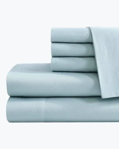 Tommy Bahama Sheet Sets & Bedskirts<Solid Sateen 6-Piece Queen Sheet Set