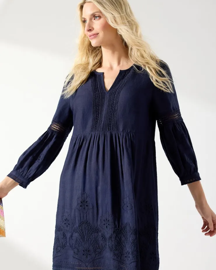 Women Tommy Bahama Beach Coverups|Dresses<St. Lucia Linen-Blend Coverup Dress