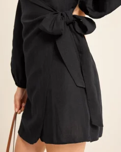 Women Tommy Bahama Beach Coverups|Dresses<St. Lucia Linen-Blend Wrap Coverup Dress