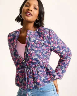 Women Tommy Bahama Jackets<Sweeping Floral Quilted Jacket