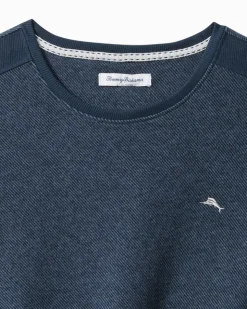 Tommy Bahama Loungewear & Pajamas<Textured Twill Stripe Crew Long-Sleeve Top