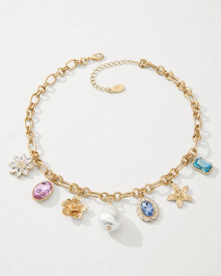Women Tommy Bahama Jewelry<Tidal Treasure Multi-Charm Statement Necklace