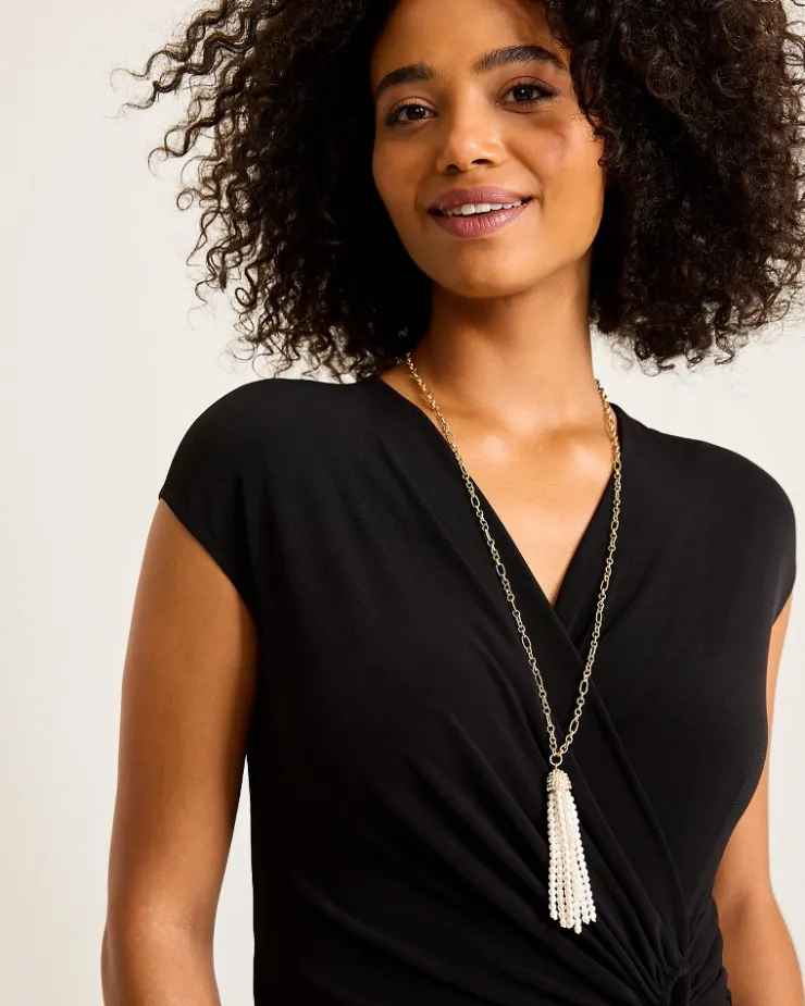 Women Tommy Bahama Jewelry<Tidal Treasure Pearl Tassel Necklace