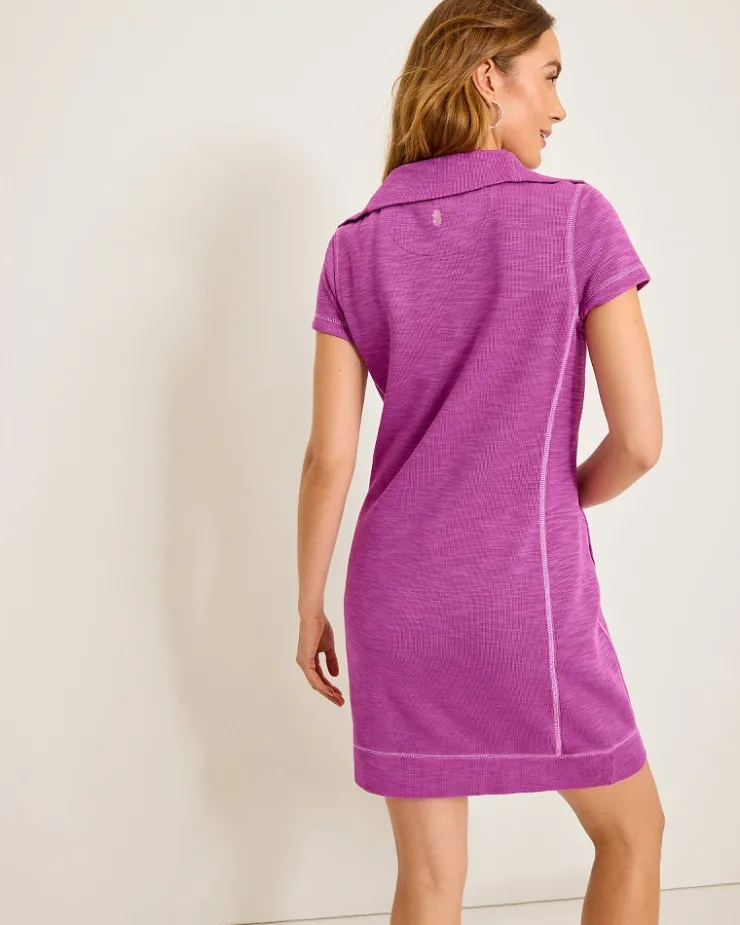 Women Tommy Bahama Loungewear|Dresses<Tobago Bay Half-Zip Collared Dress
