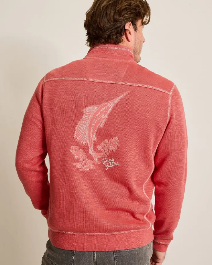 Tommy Bahama Sweatshirts<Tobago Bay Marlin Splash Half-Zip Sweatshirt