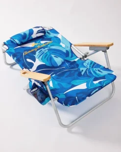 Tommy Bahama Outdoor Chairs|Beach Chairs<Blue Monstera Deluxe Backpack Beach Chair