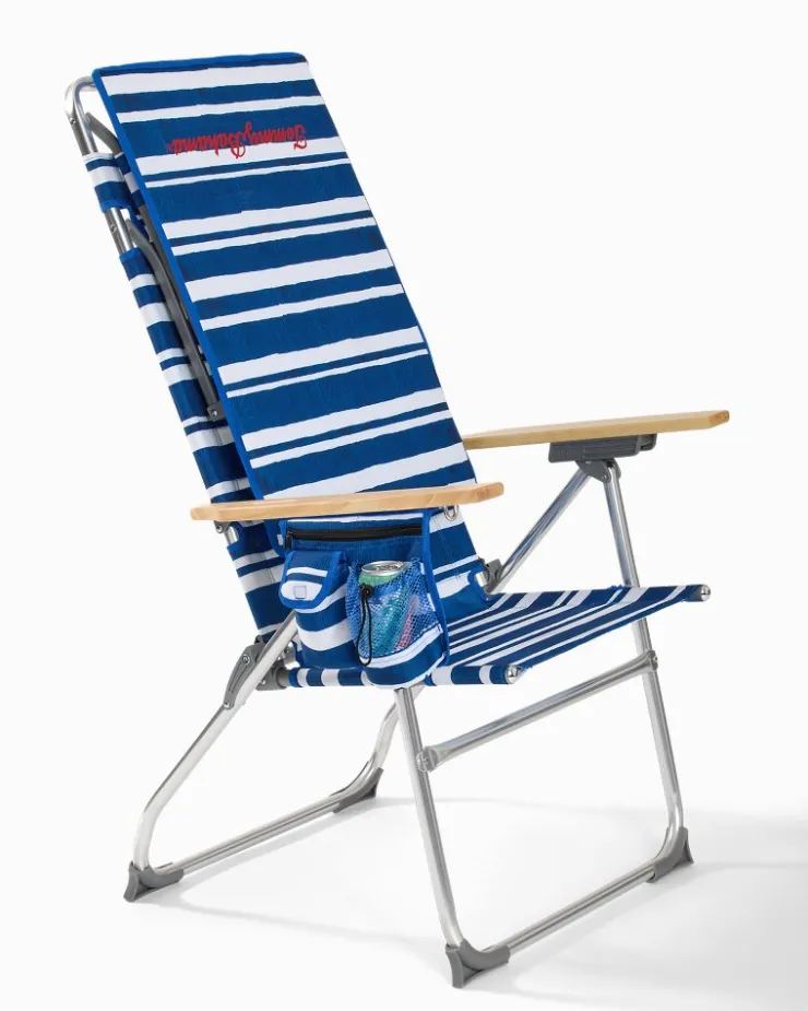 Tommy Bahama Outdoor Chairs|Beach Chairs<Pineapple Stripe Highboy Chair with Shade
