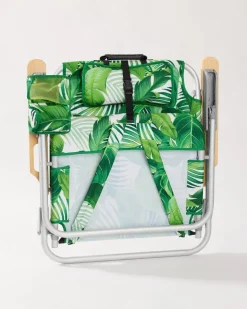 Tommy Bahama Outdoor Chairs|Beach Chairs<Tropical Fronds Deluxe Backpack Beach Chair
