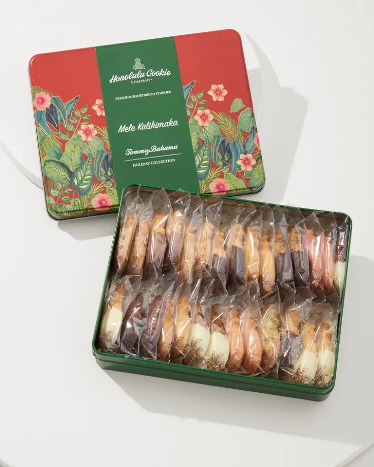 Tommy Bahama Drinkware & Bar<x Honolulu Cookie Company® Mele Kalikimaka Gift Tin