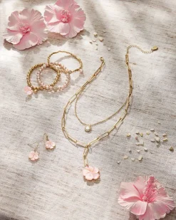 Women Tommy Bahama Jewelry<Tropical Blooms Stretch Charm Bracelet Set