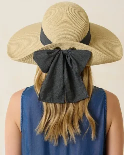 Women Tommy Bahama Hats & Caps<Ultra-Braid Bow Sun Hat
