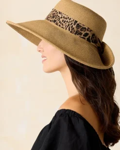Women Tommy Bahama Hats & Caps<Ultra-Braid Fold Back Bow Hat
