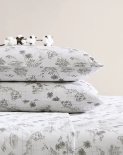 Tommy Bahama Sheet Sets & Bedskirts<Vintage Map 4-Piece King Sheet Set