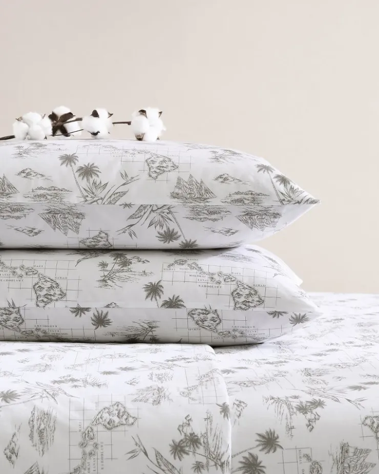Tommy Bahama Sheet Sets & Bedskirts<Vintage Map 4-Piece King Sheet Set