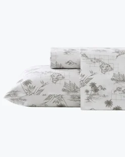 Tommy Bahama Sheet Sets & Bedskirts<Vintage Map 4-Piece King Sheet Set
