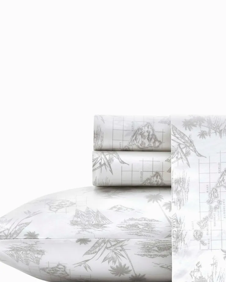 Tommy Bahama Sheet Sets & Bedskirts<Vintage Map Sheet Set, King