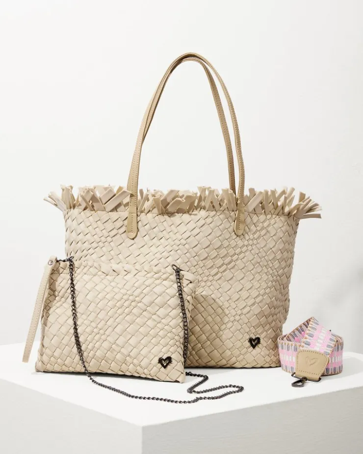 Women Tommy Bahama Handbags & Clutches<Vulcan Fringe Top Large Tote & Wristlet