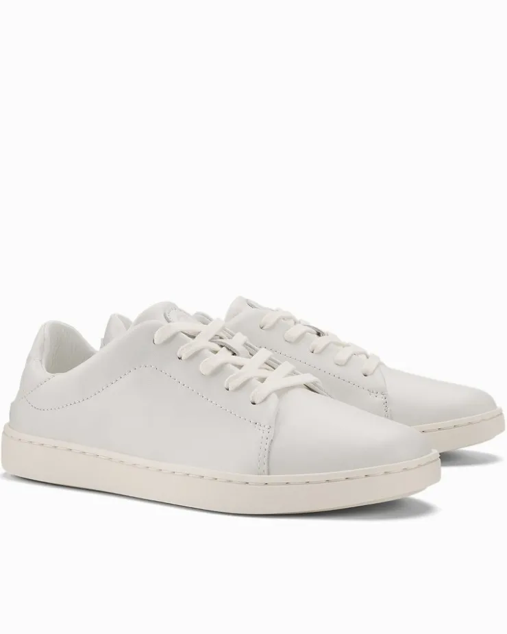 Women Tommy Bahama Shoes & Sandals<Women's OluKai® Pehuea Lī 'Ili Leather Lace-Up Sneakers