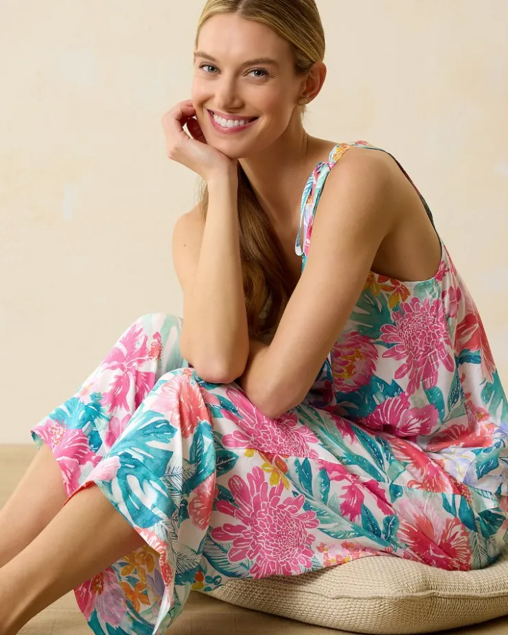 Women Tommy Bahama Sleepwear<Woven Challis Tank & Cropped Pants Pajama Set
